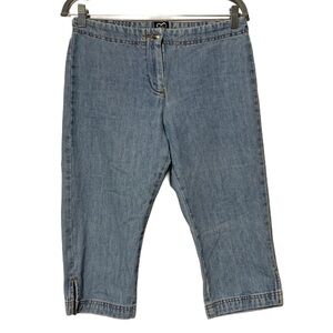 Vintage Light Blue Cropped Jeans